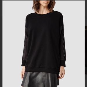 All Saints Soph Sweater with chain US 4